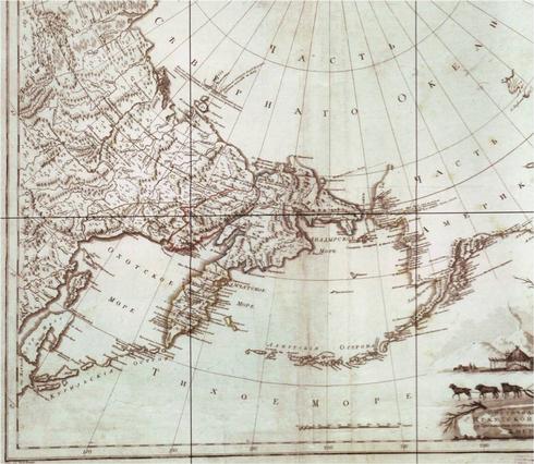 Карта Иркутской губернии. 1802 г.